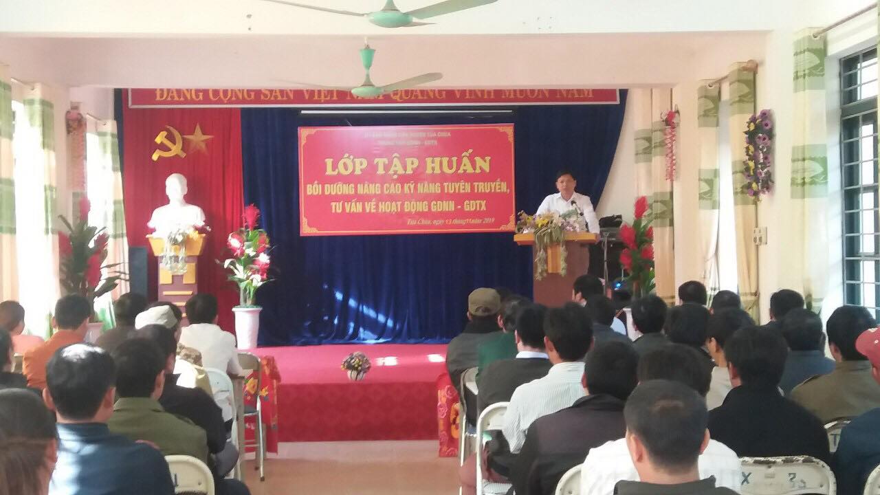 KHAI MẠC LỚP TẬP HUẤN BỒI DƯỠNG, NÂNG CAO KỸ NĂNG TUYÊN TRUYỀN, TƯ VẤN VỀ HOẠT ĐỘNG GDNN- GDTX NĂM 2019